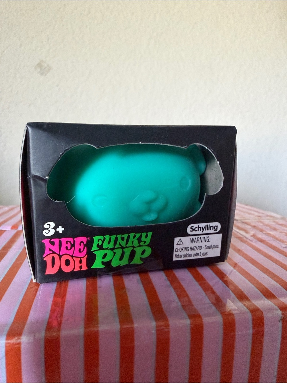 🐶💙Nee Doh Funky Pup Squeezable Toy - Teal🐶💙